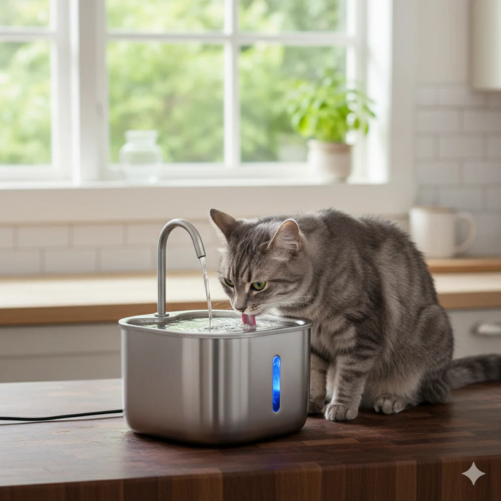 Add Years to Your Cat's Life with Purrflow's Triple-Filtration System